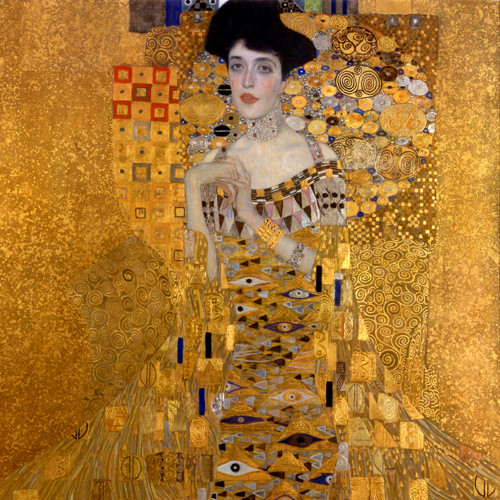 Panel z kočárkoviny 30x30 cm: Judita Klimt