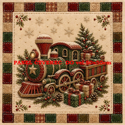 Bavlněný panel 10x10 cm