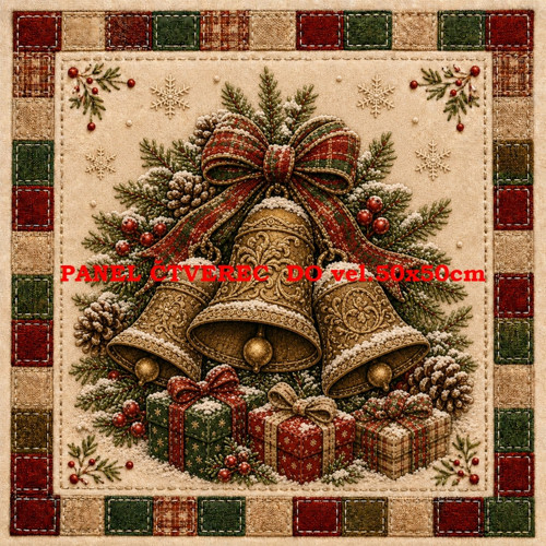 Bavlněný panel 10x10 cm