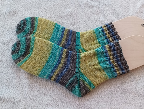 Ručně pletené ponožky stíny vel.36/37