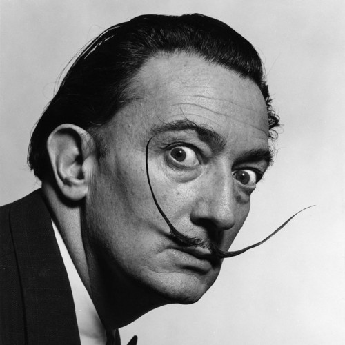 Panel bavlněný 30x30 cm: Salvátor Dalí