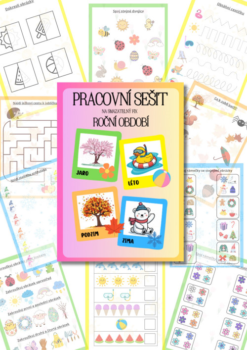 PDF soubor - Pracovní sešit na téma roční období