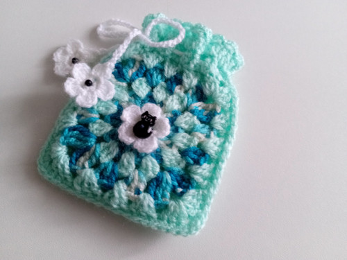 Pytlíček s kočičkou10 x 11 cm
