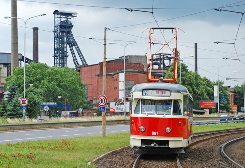 Panel bavlněný 16x11 cm: Tramvaj II — foto 1