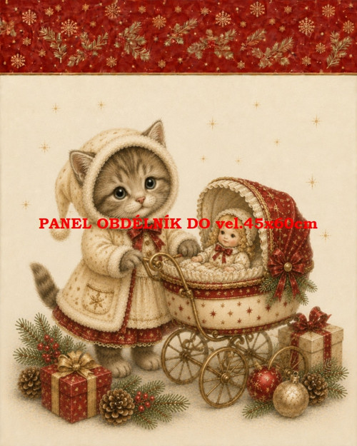 Bavlněný panel 7x10 cm