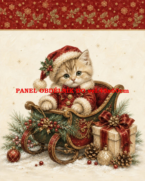 Bavlněný panel 7x10 cm