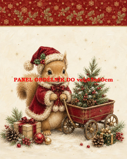 Bavlněný panel 7x10 cm