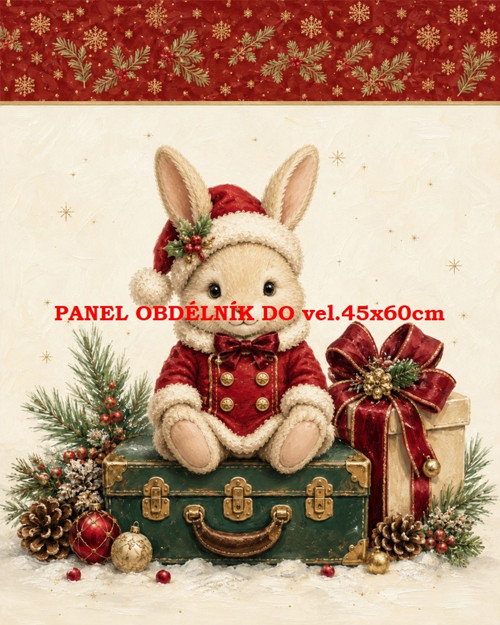 Bavlněný panel 7x10 cm