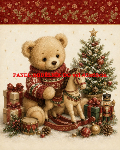 Bavlněný panel 7x10 cm