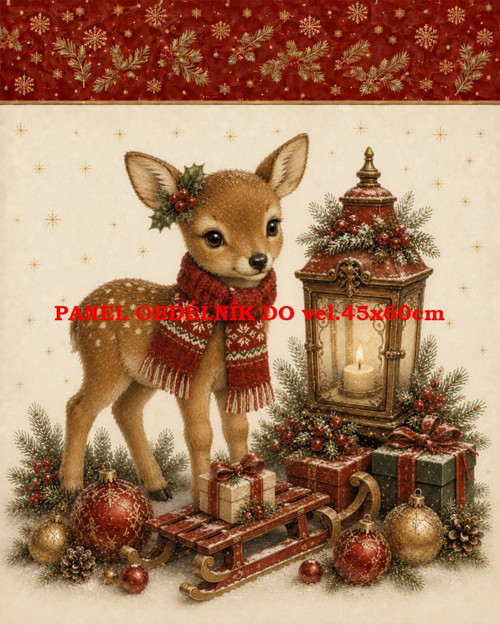 Bavlněný panel 7x10 cm