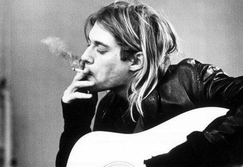 Panel bavlněný 16x11 cm: Kurt Cobain — foto 1