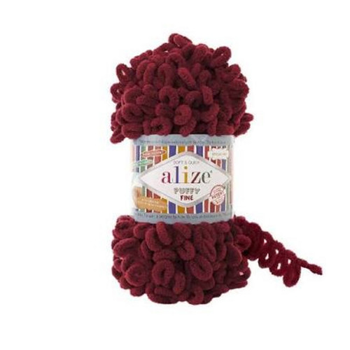 Alize Puffy - barva Bordo - 107