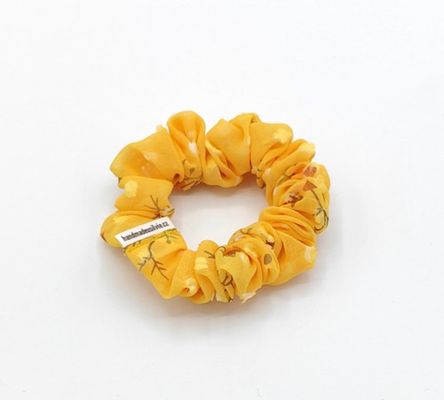 Scrunchie gumička Žlutá S — foto 1