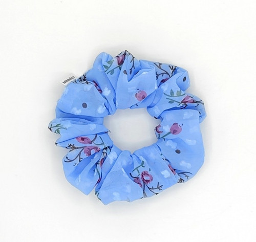 Scrunchie gumička Modrá L - klasik