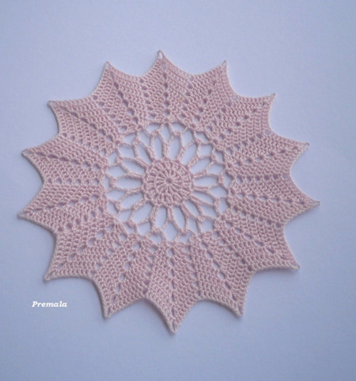Dečka do lapače snů 18 cm světle růžová