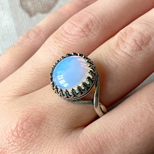 SLEVA 25% Vintage prsten s opalitem E056 — foto 1