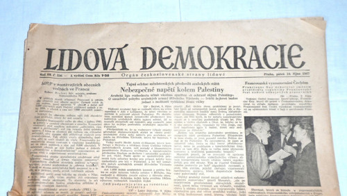 NOVINY Lidová demokracie • 10. října 1947