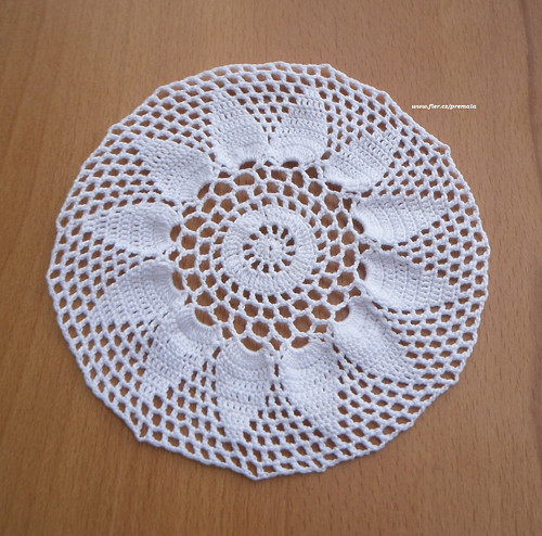 Dečka do lapače 16 cm bílá
