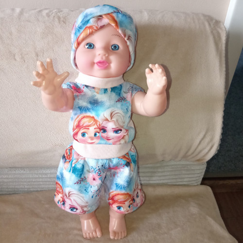 Letni oblecek na panenku 36cm