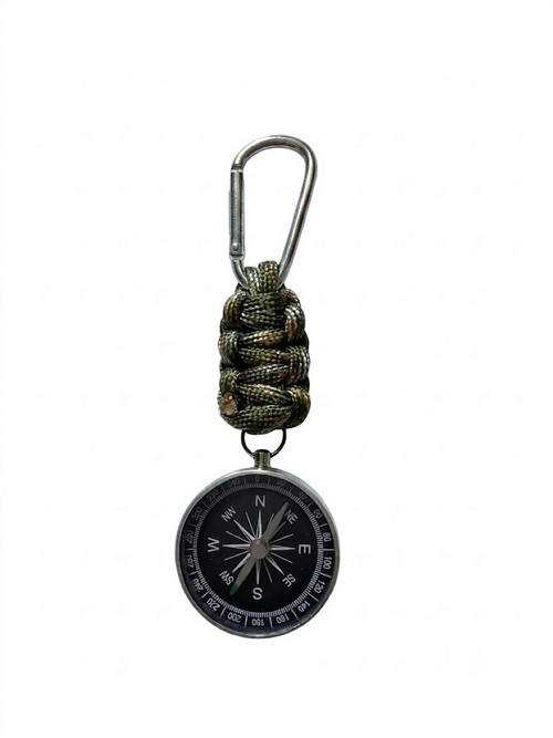 Přívěsek s kompasem (forest camo)