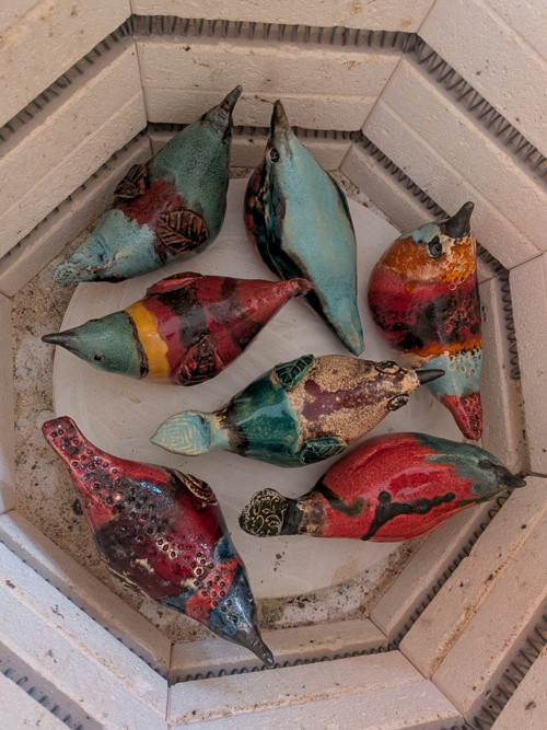 Keramické ptactvo Colours