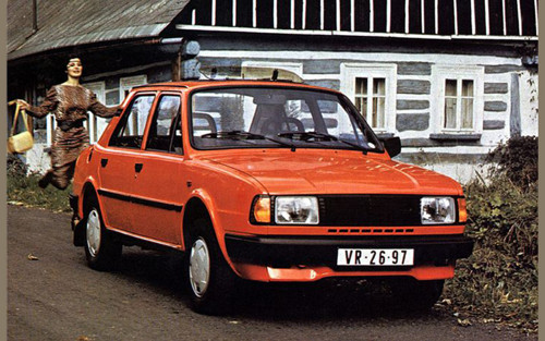 Panel bavlněný 40x25 cm: Škoda 120 — foto 1
