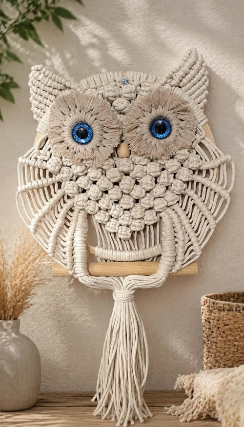 Macrame sova