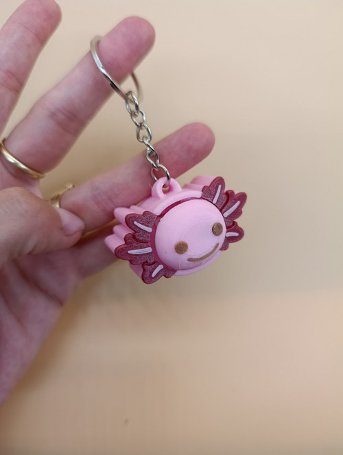 Axolotl klikač – antistresový přívěsek