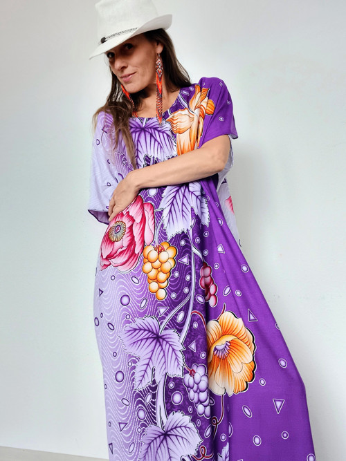 Oversize Maxi Letní Šaty L až Xxxl