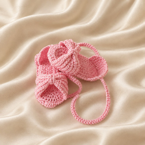 Háčkované balerínky - 9 cm
