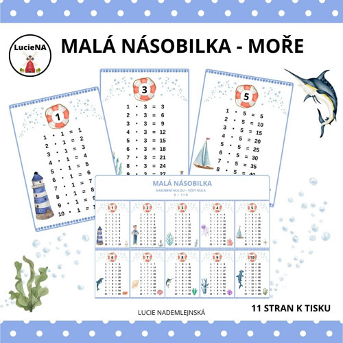Malá Násobilka Moře