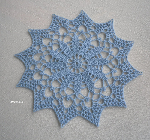 Dečka do lapače snů 13 cm světle modrá