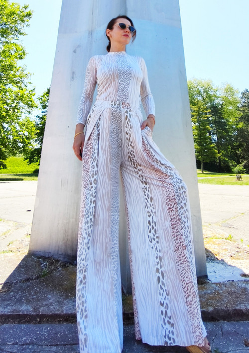 Animal - Boho široké nohavice