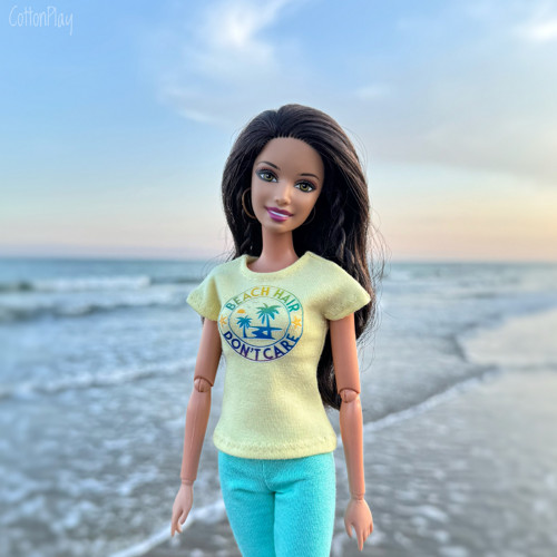 Beach hair - tričko pro Barbie — foto 1