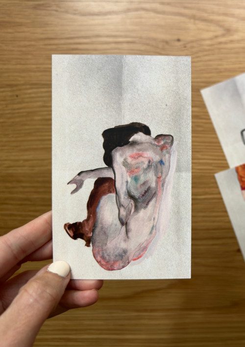 Velká sada 5 záložek do knihy - Egon Schiele