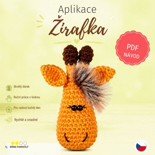 PDF návod - Háčkovaná aplikace Žirafka — foto 1