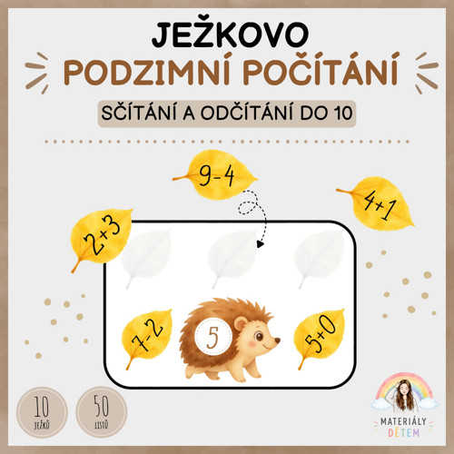 Ježkovo podzimní počítání