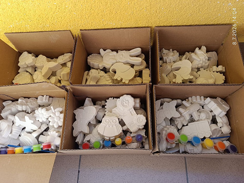 Prodej ručně vyráběných odlitků pro děti