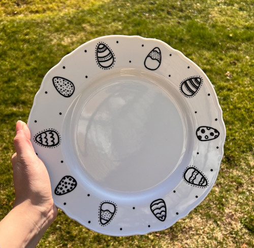 Talíř kraslice 28 cm — foto 1