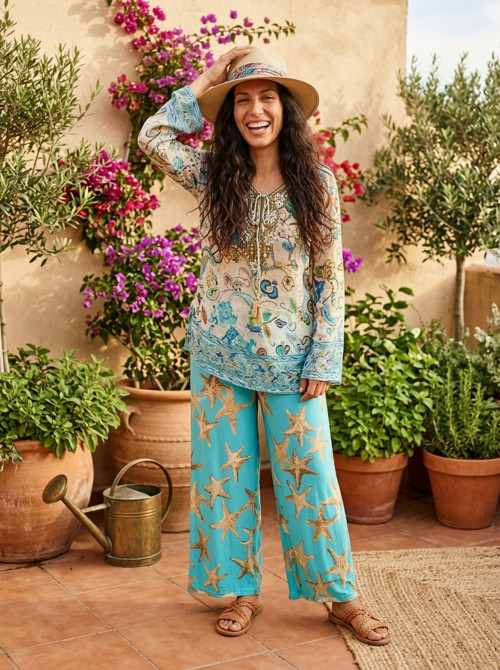 Tunika boho eklektická — foto 1