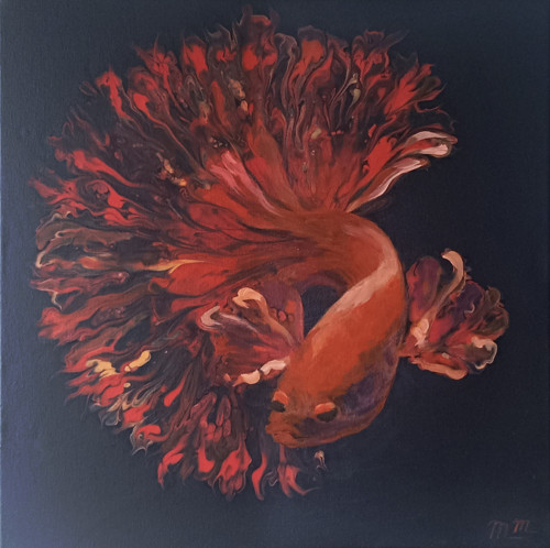 Obraz - Ohnivá bojovnice