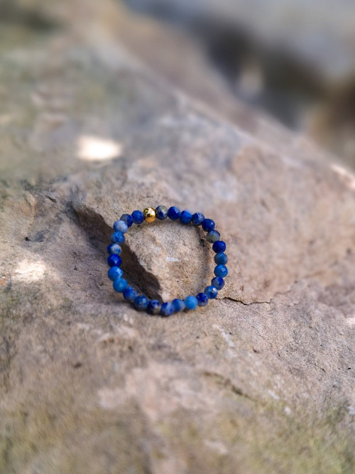 Prsten Alethea - lapis lazuli