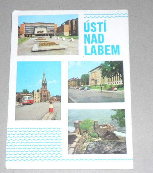 POHLEDNICE • Ústí nad Labem, 1969
