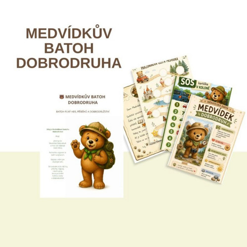 ? Medvídkův batoh dobrodruha