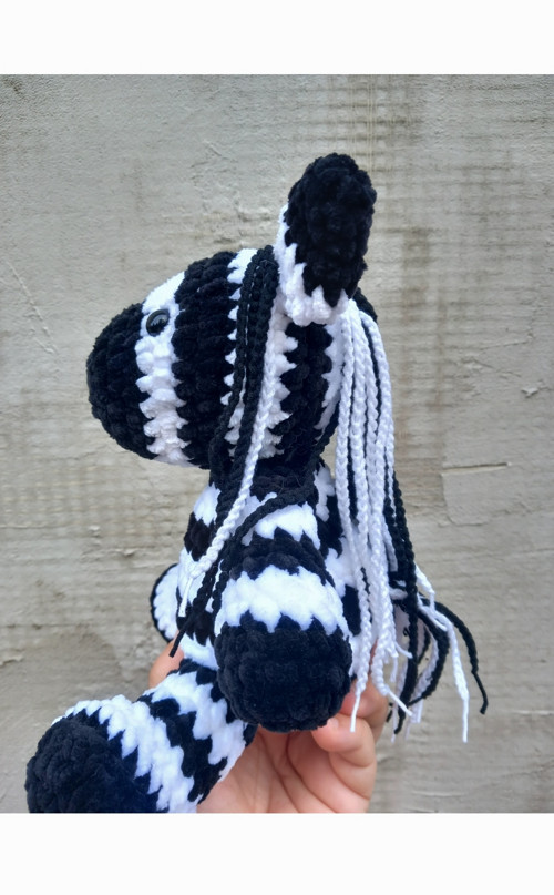 Zebra plyšová