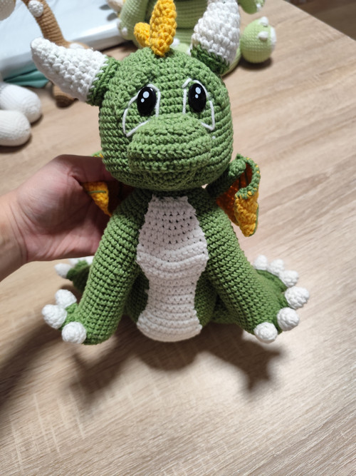 Malý modrý vlněný drak