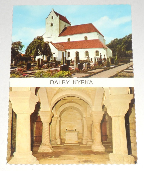 POHLEDNICE • kostel v Dalby, Švédsko — foto 1