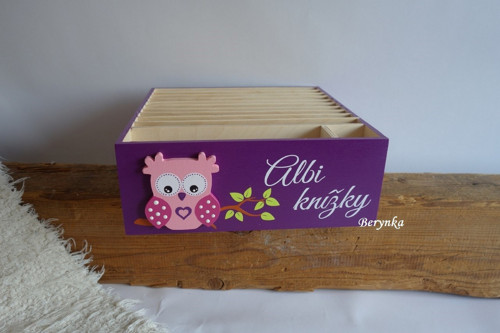 Pořadač na Albi knížky - se sovičkou