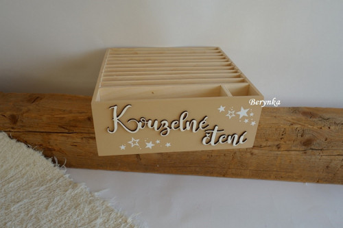 Pořadač na Albi knížky - s nápisem Kouzelné čtení