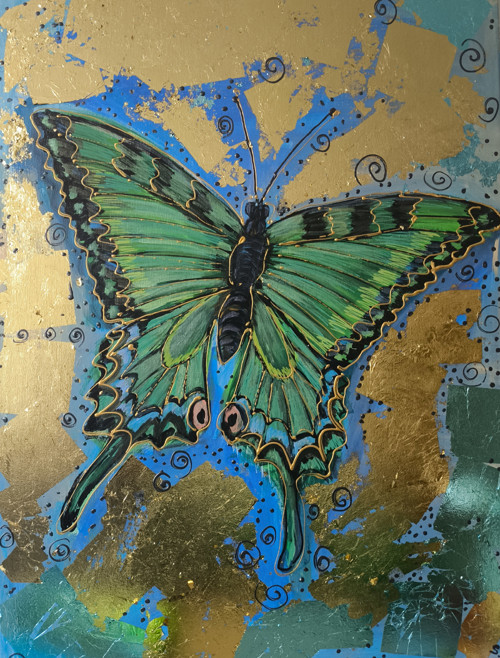 Motýl 55×75 cm